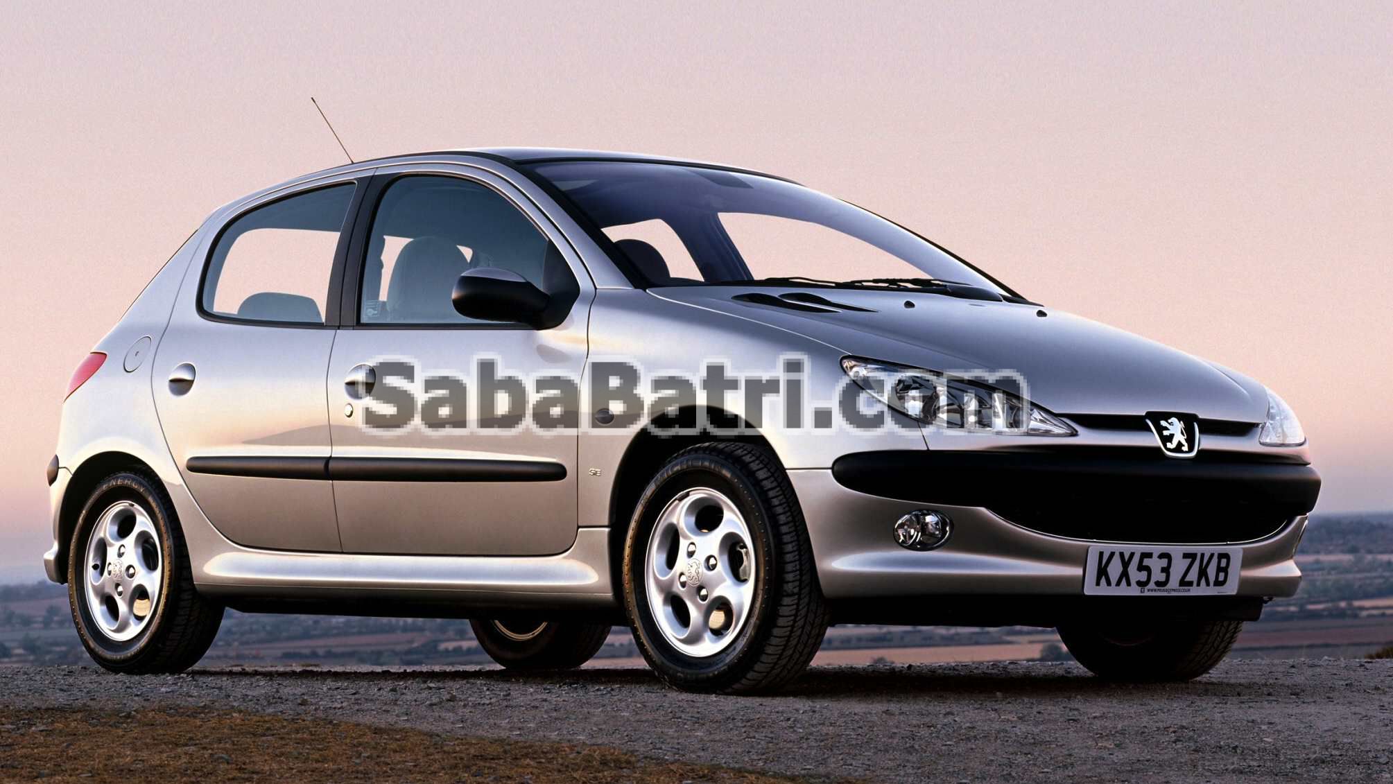 peugeot 206 europe 2003 باطری 206