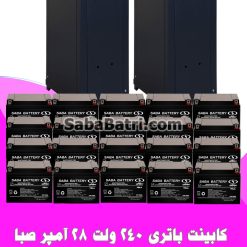 کابینت باتری 240 ولت 28 آمپر