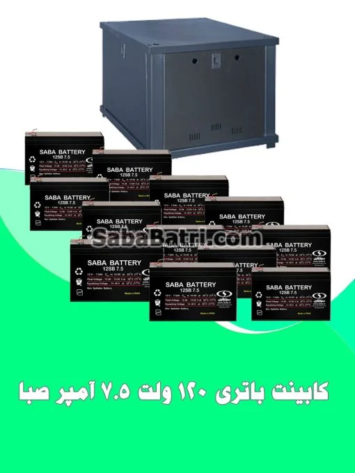 کابینت باتری 144 ولت 7.5 آمپر
