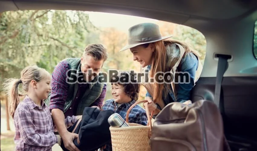 خارج کردن وسایل اضافی از صندوق عقب