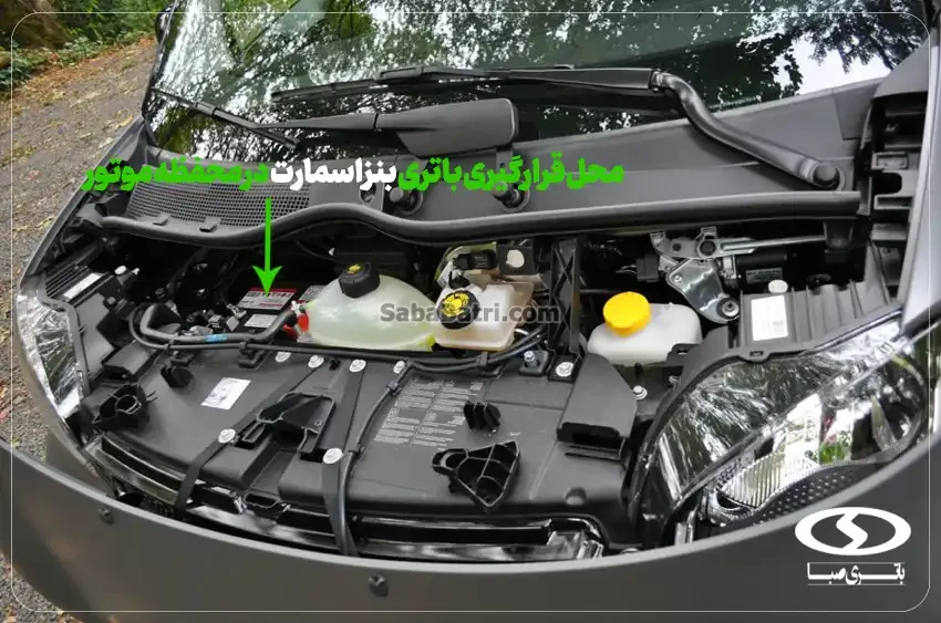 امداد صبا باتری- ارسال و نصب باتری بنز اسمارت در محل