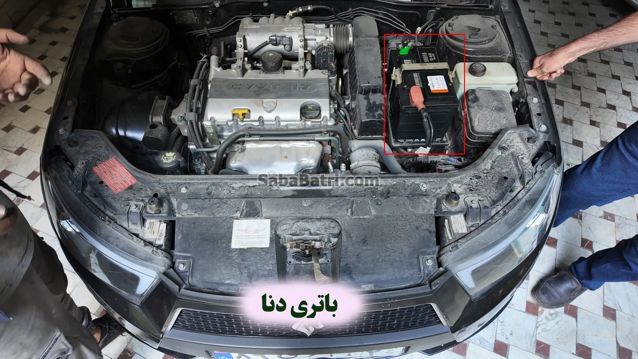 محل-باتری-دنا