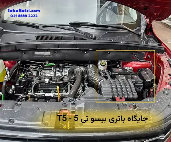 جایگاه باتری بیسو T5