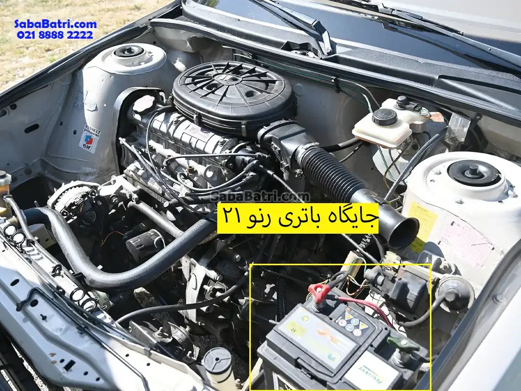 جایگاه باتری رنو 21