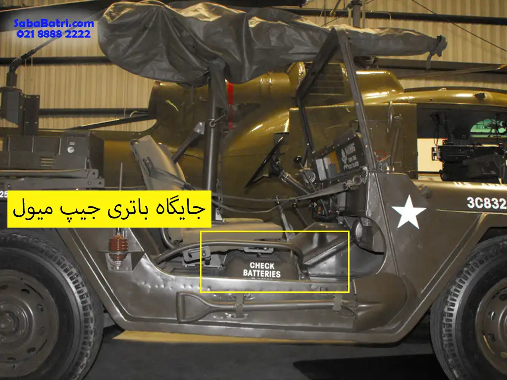 جایگاه باتری جیپ میول