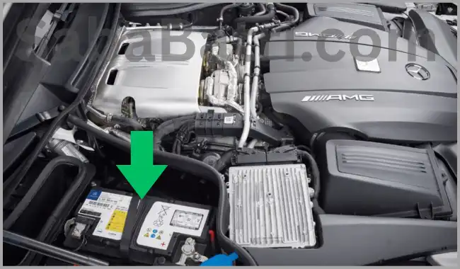 محل باتری مرسدس بنز AMG GT