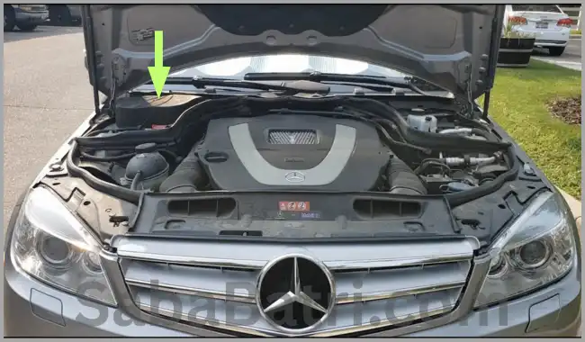 محل باتری مرسدس بنز C350 کوپه