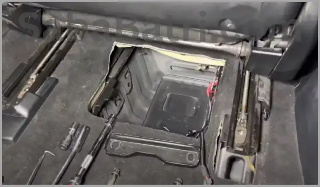 محل باتری مرسدس بنز GLE coupe کوپه