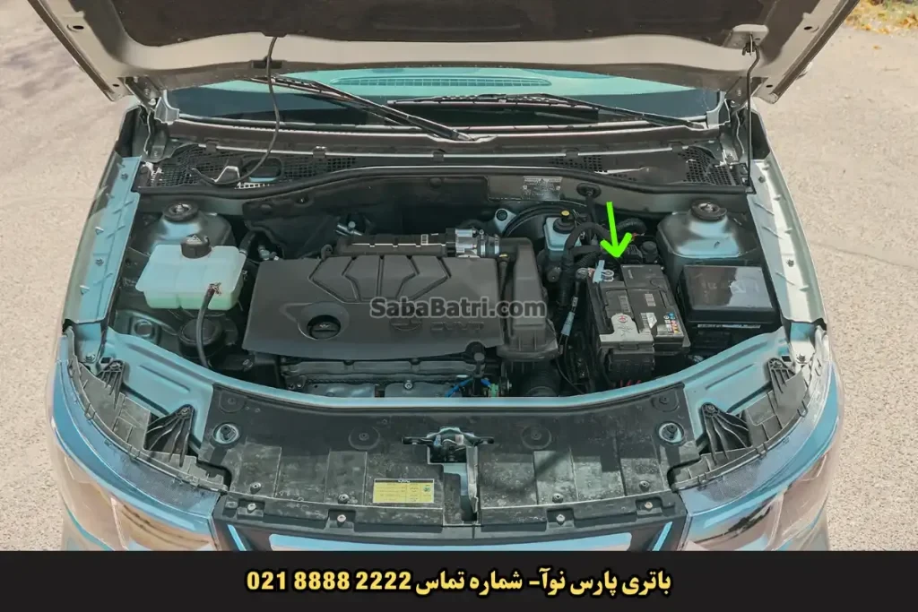 جانمای باتری پارس نوآ